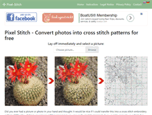 Tablet Screenshot of pixel-stitch.net